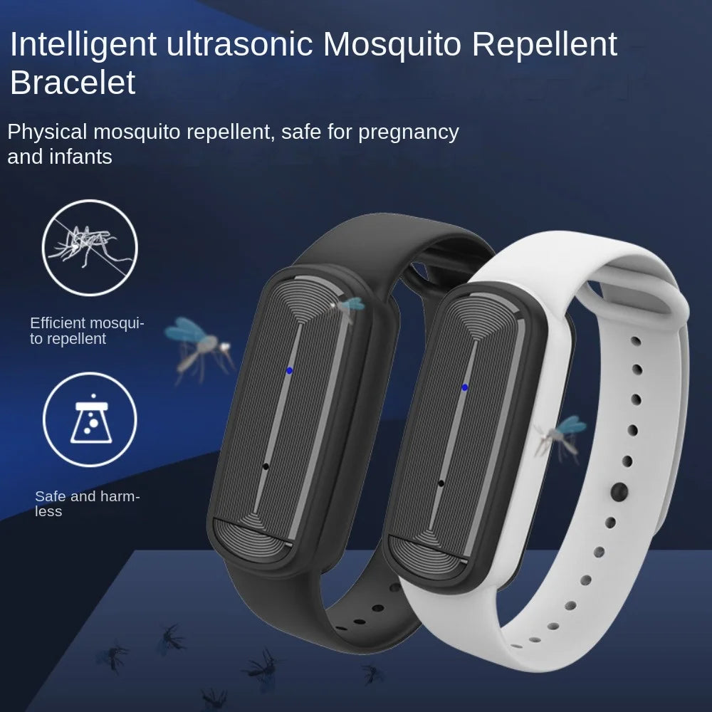 M90 Ultraschall Mückenschutz Armband – Elektronischer Insektenschutz für Kinder, Erwachsene Schwangere