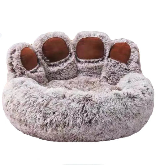 Flauschiges Hundebett  Weiches Kuschelnest für Hunde & Katzen  Verschiedene Größen