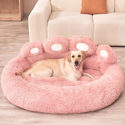 Flauschiges Hundebett  Weiches Kuschelnest für Hunde & Katzen  Verschiedene Größen
